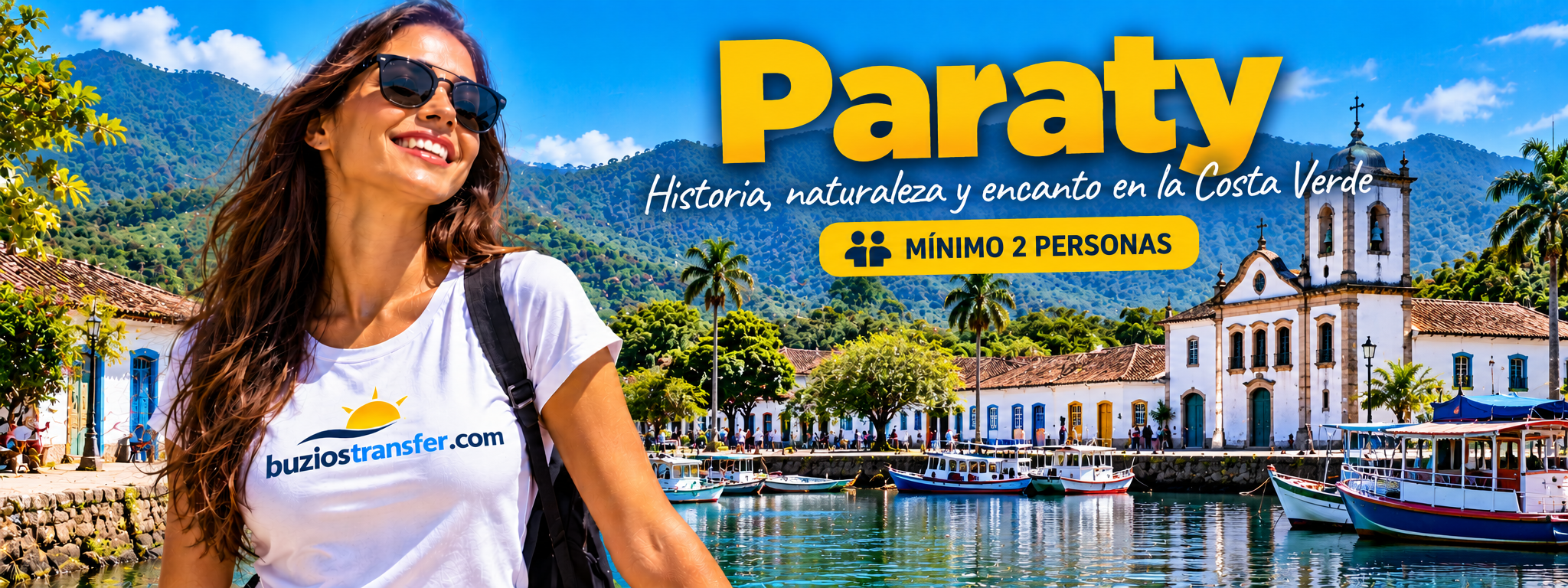 Centro histórico y costa de Paraty